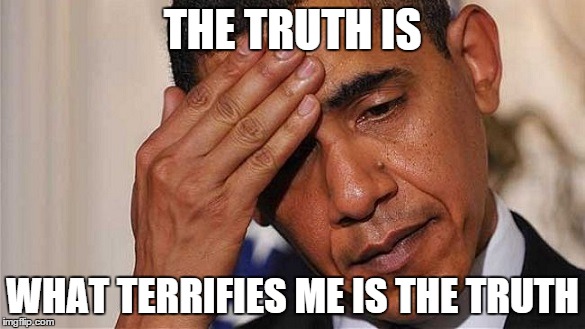 THE TRUTH IS WHAT TERRIFIES ME IS THE TRUTH | made w/ Imgflip meme maker