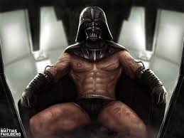 High Quality bodybuilder darth vader Blank Meme Template