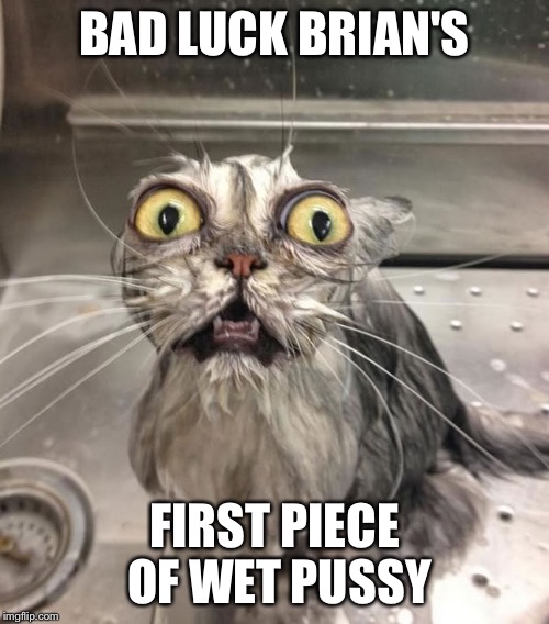 BAD LUCK BRIAN'S FIRST PIECE OF WET PUSSY | made w/ Imgflip meme maker