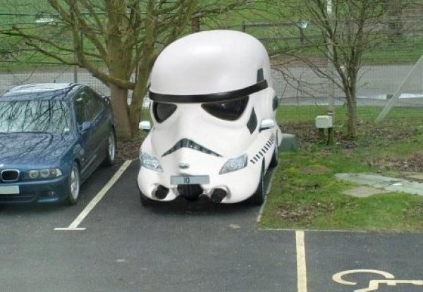 Stormtrooper Car Blank Meme Template
