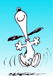 High Quality Snoopy dance  Blank Meme Template