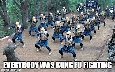 EVERYBODY WAS KUNG FU FIGHTING | made w/ Imgflip meme maker