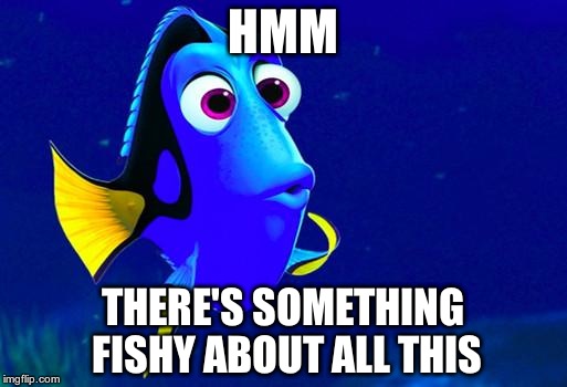 Bad Memory Fish | HMM THERE'S SOMETHING FISHY ABOUT ALL THIS | image tagged in bad memory fish | made w/ Imgflip meme maker