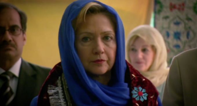 Hillary Hijab Blank Meme Template