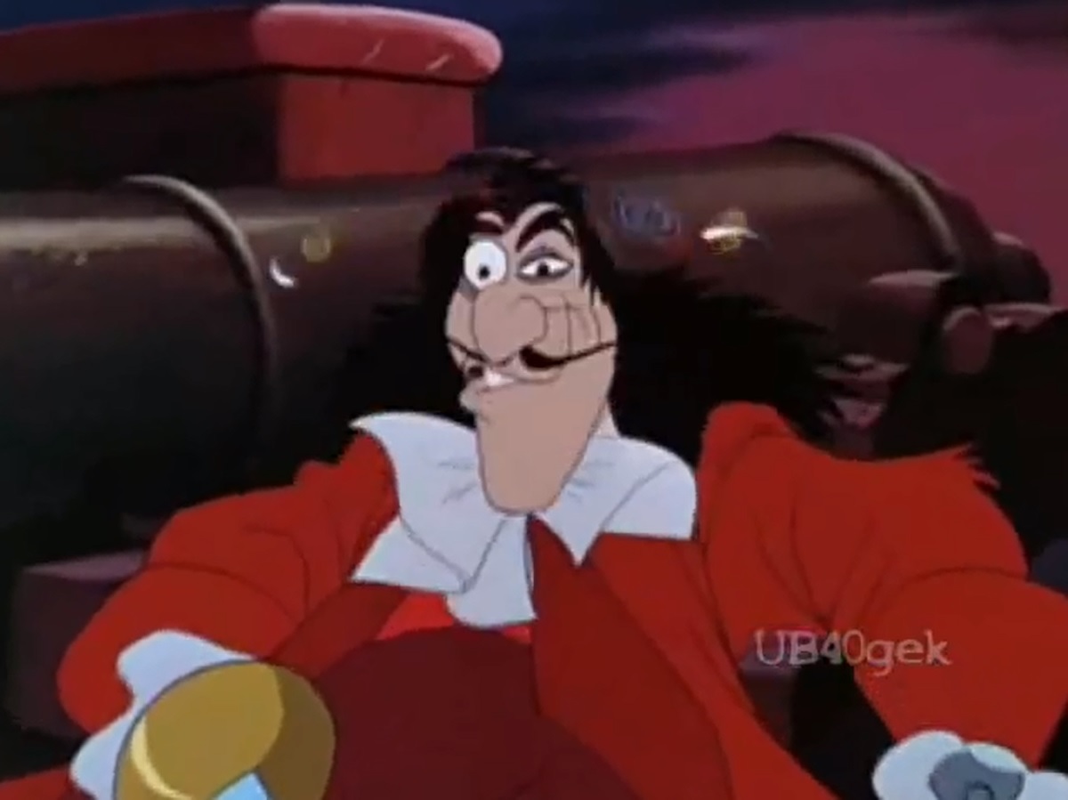 High Quality Captain Hook dizzy Blank Meme Template