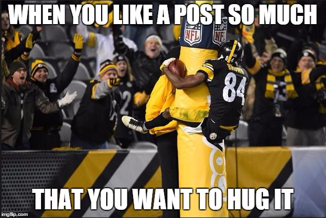 I like this post so much | WHEN YOU LIKE A POST SO MUCH THAT YOU WANT TO HUG IT | image tagged in hug,post,like | made w/ Imgflip meme maker