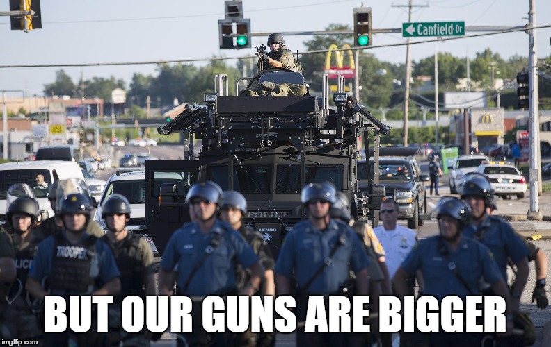BUT OUR GUNS ARE BIGGER | made w/ Imgflip meme maker