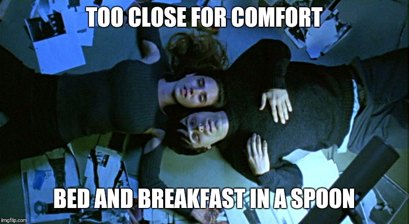 Bed and breakfast | TOO CLOSE FOR COMFORT BED AND BREAKFAST IN A SPOON | image tagged in drugs,jared | made w/ Imgflip meme maker