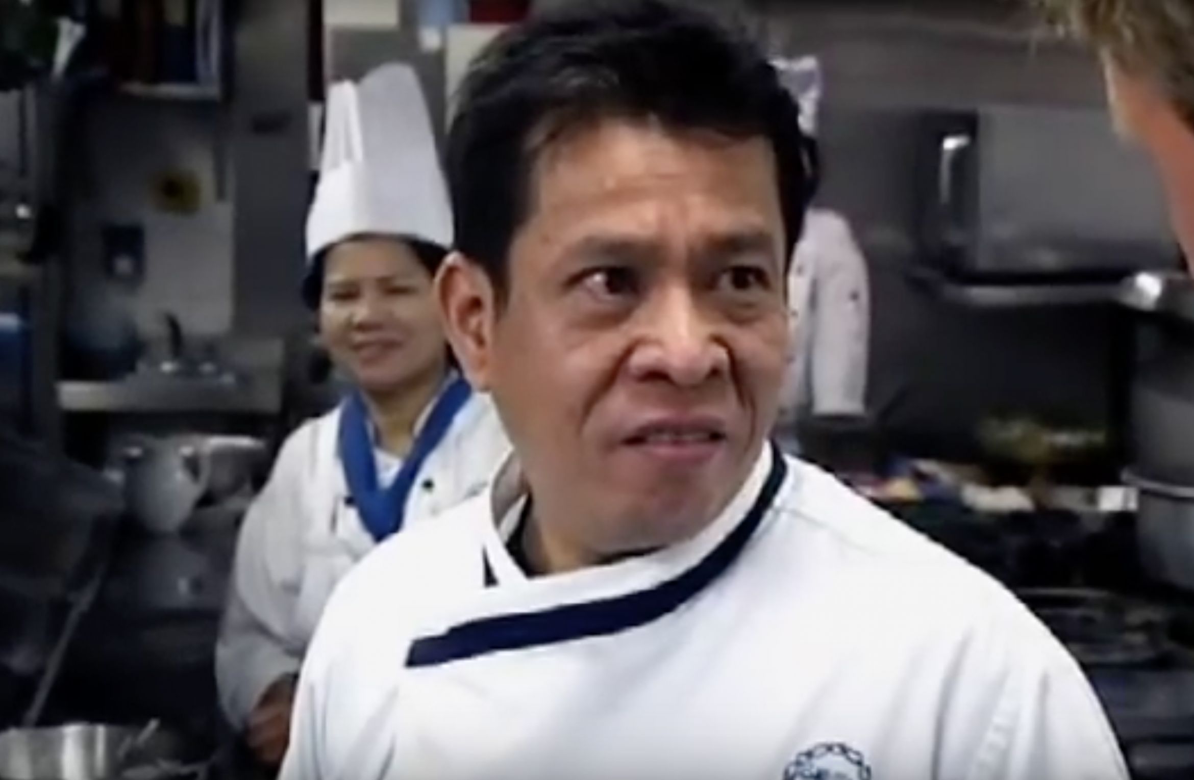 High Quality Unimpressed Thai chef Blank Meme Template