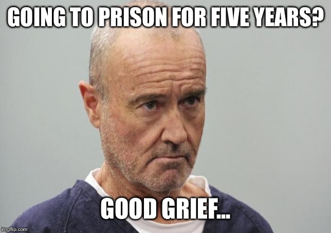 GOING TO PRISON FOR FIVE YEARS? GOOD GRIEF... | image tagged in charlie brown is going to prison | made w/ Imgflip meme maker