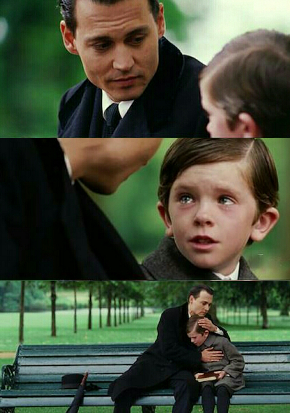 Johnny Depp and kiddo,  Depp first Blank Meme Template