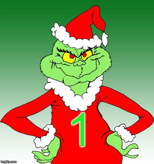 High Quality grinch one Blank Meme Template