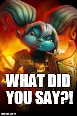 WHAT DID YOU SAY?! | image tagged in poppy | made w/ Imgflip meme maker