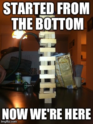 image tagged in funny,jenga | made w/ Imgflip meme maker