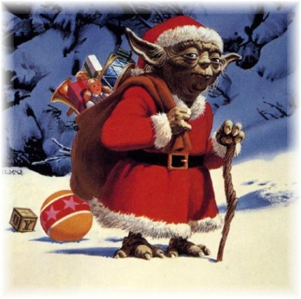 High Quality Xmas Yoda Blank Meme Template