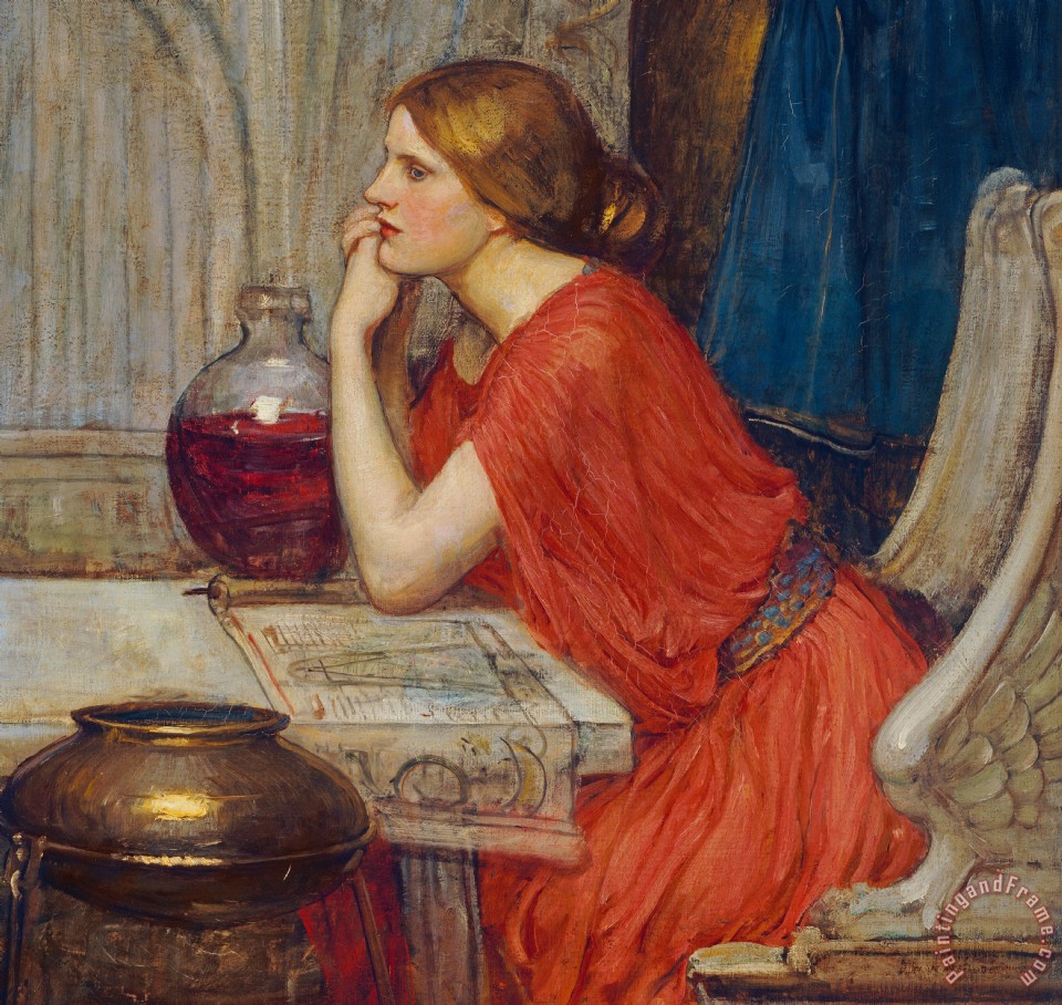 High Quality j.w. waterhouse circe painting Blank Meme Template