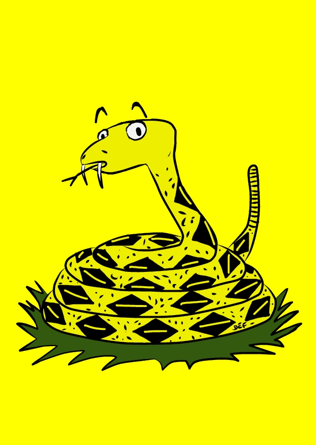 Belgian Gadsden flag surprised Blank Meme Template