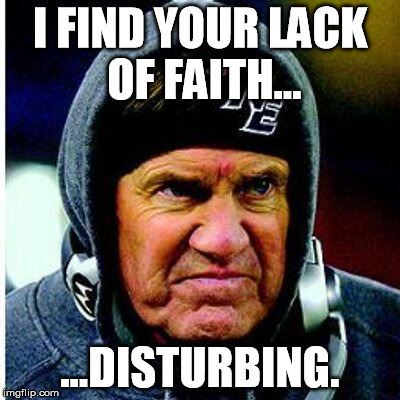 I FIND YOUR LACK OF FAITH... ...DISTURBING. | made w/ Imgflip meme maker