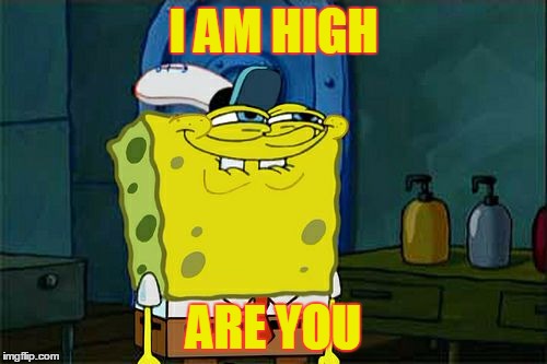 Don't You Squidward Meme | I AM HIGH ARE YOU | image tagged in memes,dont you squidward | made w/ Imgflip meme maker