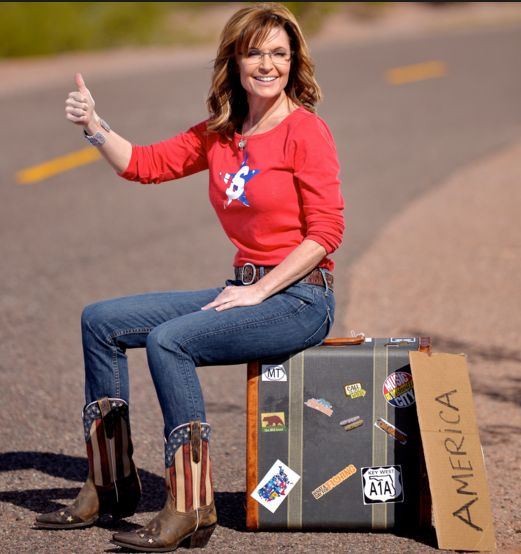 sarah palin suitcase Blank Meme Template