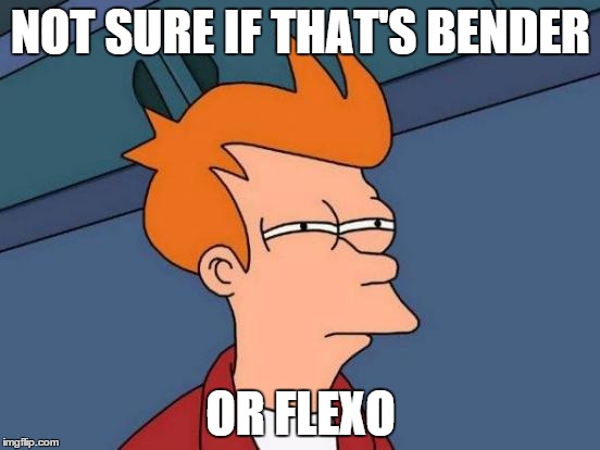 Futurama Fry | NOT SURE IF THAT'S BENDER OR FLEXO | image tagged in memes,futurama fry | made w/ Imgflip meme maker