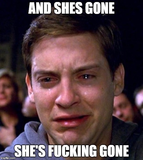 crying peter parker Imgflip