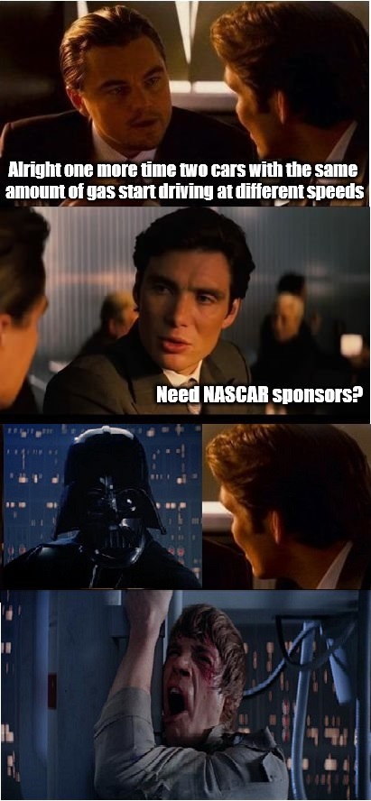 Inter-Ception: NASCAR Star Wars Blank Meme Template
