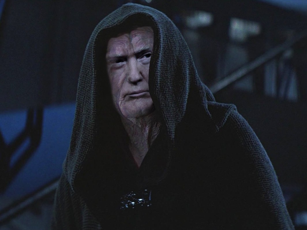 Trump Palpatine Blank Meme Template