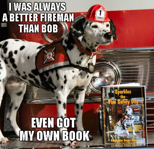 I WAS ALWAYS A BETTER FIREMAN THAN BOB EVEN GOT MY OWN BOOK | made w/ Imgflip meme maker