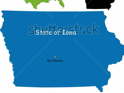 Blue iowa Blank Meme Template