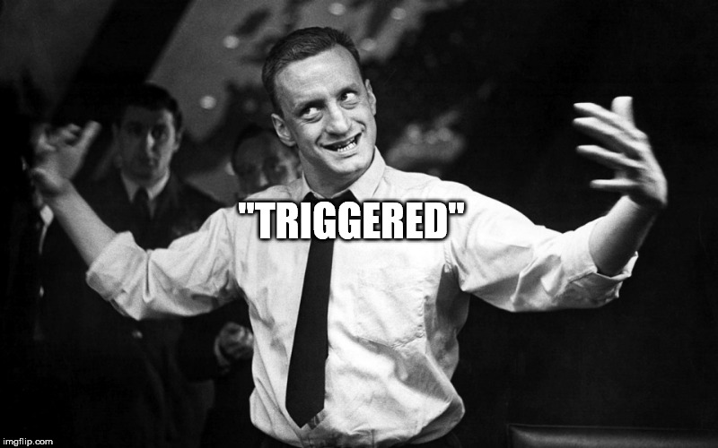 George C Scott | "TRIGGERED" | image tagged in george c scott | made w/ Imgflip meme maker