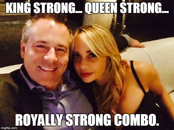 King and Queen Strong | KING STRONG... QUEEN STRONG... ROYALLY STRONG COMBO. | image tagged in memes,funny memes,couples,tara strong | made w/ Imgflip meme maker