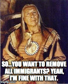 SO…YOU WANT TO REMOVE ALL IMMIGRANTS? YEAH, I'M FINE WITH THAT. | image tagged in illegal immigration | made w/ Imgflip meme maker