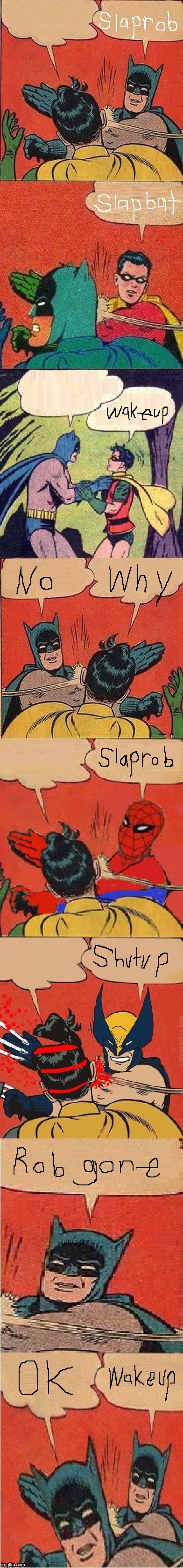 Ultimate slap fight | image tagged in ultimate slap fight | made w/ Imgflip meme maker