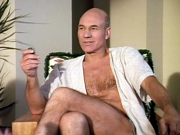 Sexy Captain Picard Blank Meme Template