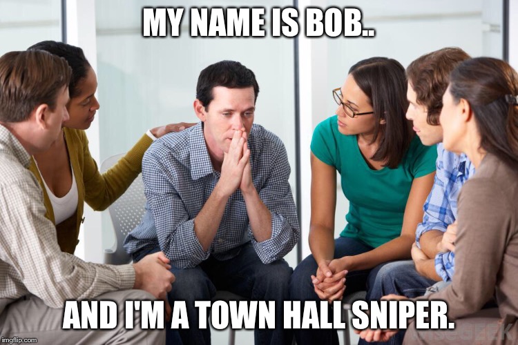 MY NAME IS BOB.. AND I'M A TOWN HALL SNIPER. | made w/ Imgflip meme maker