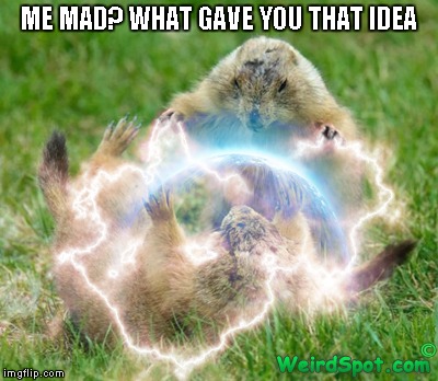 ME MAD? WHAT GAVE YOU THAT IDEA | made w/ Imgflip meme maker