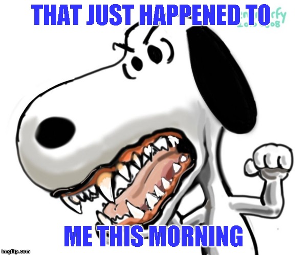 THAT JUST HAPPENED TO ME THIS MORNING | made w/ Imgflip meme maker