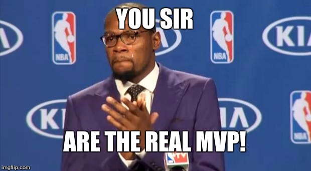 You The Real MVP Meme | YOU SIR ARE THE REAL MVP! | image tagged in memes,you the real mvp | made w/ Imgflip meme maker