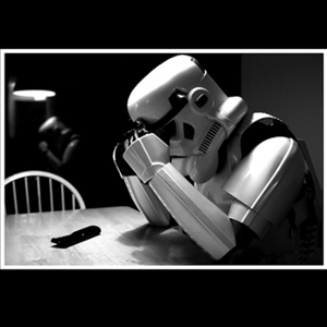 Crying Stormtrooper Poster Blank Meme Template