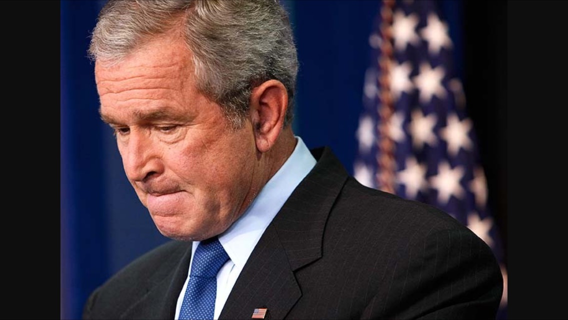 High Quality Sad dubya Blank Meme Template