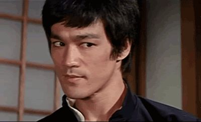 skeptical bruce lee Blank Meme Template