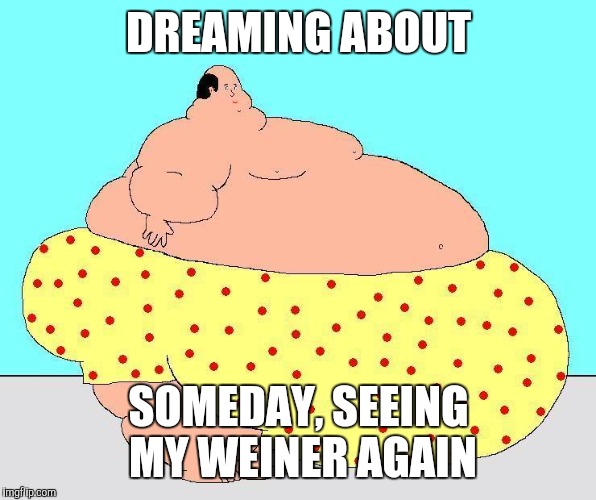 DREAMING ABOUT SOMEDAY, SEEING MY WEINER AGAIN | made w/ Imgflip meme maker