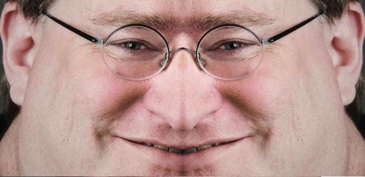 GabeN 2 Face Blank Meme Template