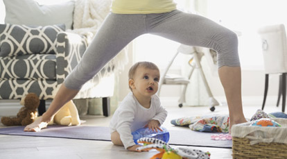 Baby and mommy Blank Meme Template