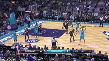 Nicolas Batum 3-Pointer | image tagged in gifs,nicolas batum,nicolas batum charlotte hornets,nicolas batum 3-pointer,nicolas batum swish | made w/ Imgflip video-to-gif maker