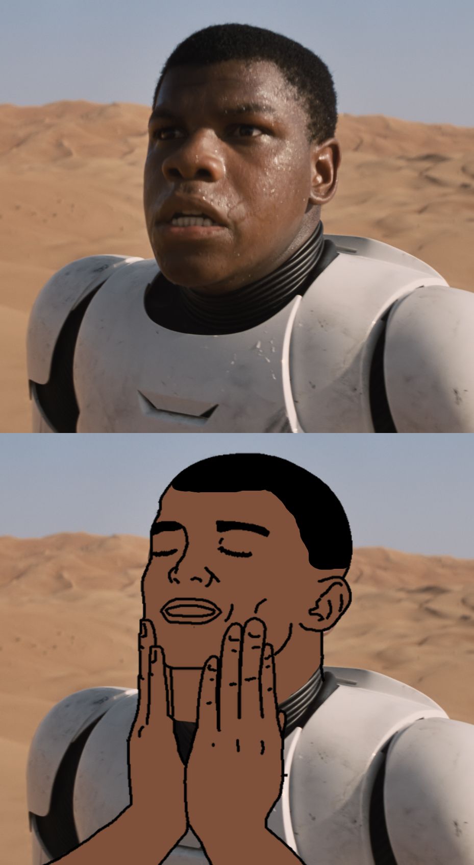 Feel Good Finn Star Wars Blank Meme Template