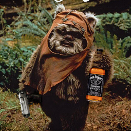 High Quality Pissed-off Ewok Blank Meme Template