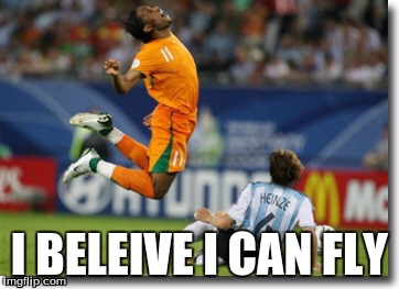 Fly | I BELEIVE I CAN FLY | image tagged in fly | made w/ Imgflip meme maker