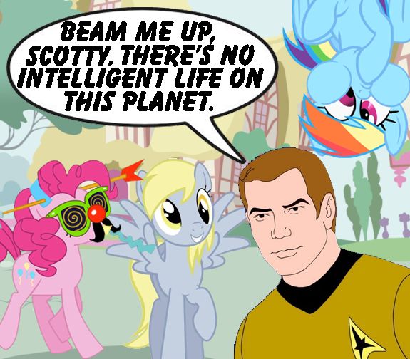 Kirk/My little Pony Blank Meme Template